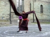 Kunstvermittlung Klement, Petra Deus, Performance Stabaermel 1 von 3, Foto Petra Deus