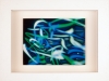 Kunstvermittlung Klement, Kirsten Framing, Blaue Reihe, 6 von 7, 23x28,5x4,5cm