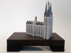 Koelner Dom mit Lichtgrund