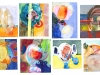 Friederike Graben: Aquarelle auf Papier