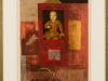 Suzanne Benton – Enfant, 50x40 cm, gerahmt unter Glas 67x52 cm, Monoprint mit Blattgold auf Papier (Chine-collé), Verkaufspreis: 250,-€